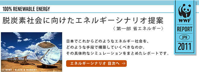 脱炭素社会に向けた
エネルギーシナリオ提案