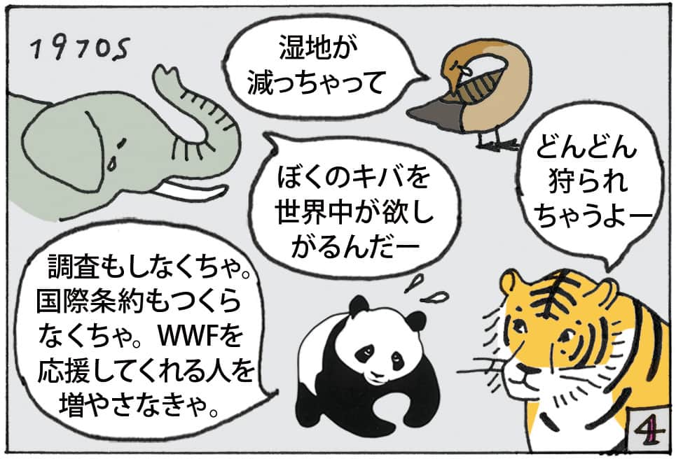 パンダロゴが生まれたわけのイラスト4