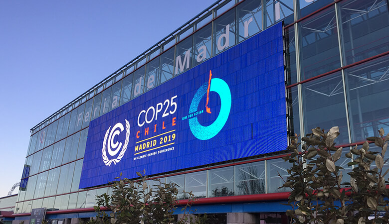 2019年末開催時のCOP25マドリード会場外観