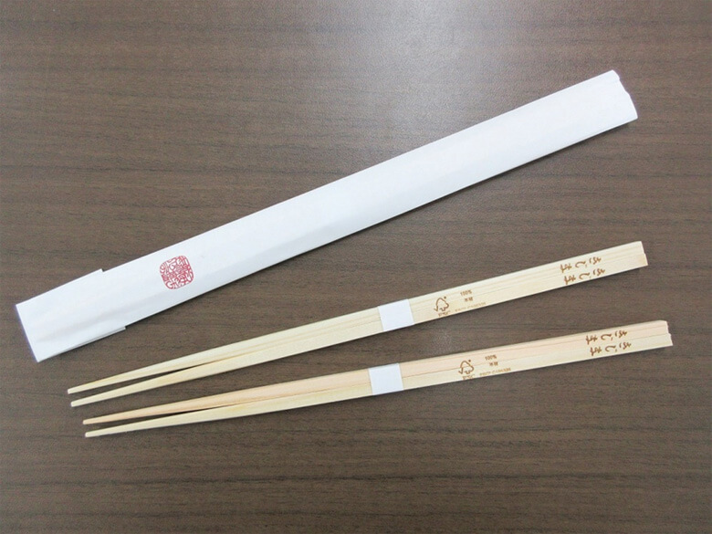 年間40万膳使われるという割り箸は山梨県産FSC®材