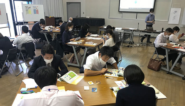 教員向けESD講座の様子(気仙沼市)