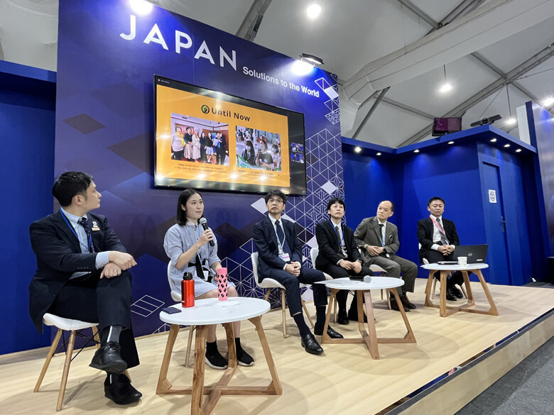 仲間とともにCOP27に参加したユースが、熱い思いを発信しました。