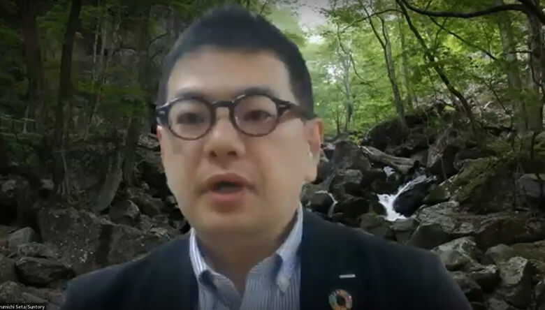 水分野における「環境目標2030」の推進を統括するとともに、水源涵養活動や次世代環境教育「水育」をグローバルに展開する各国プロジェクトを主導。
