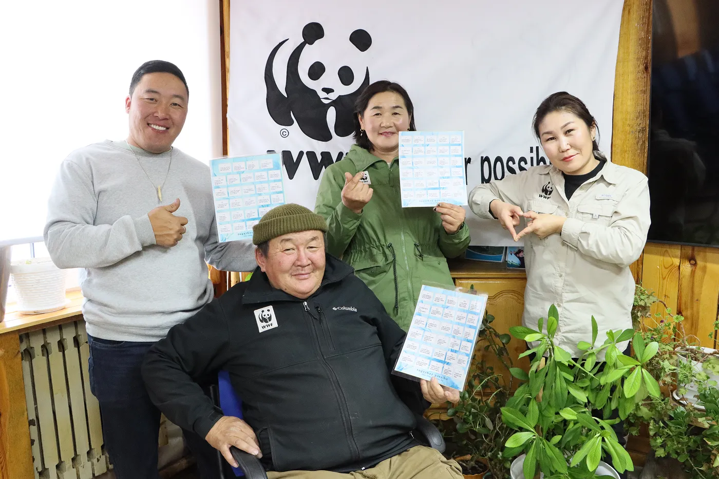 WWFモンゴルのスタッフより