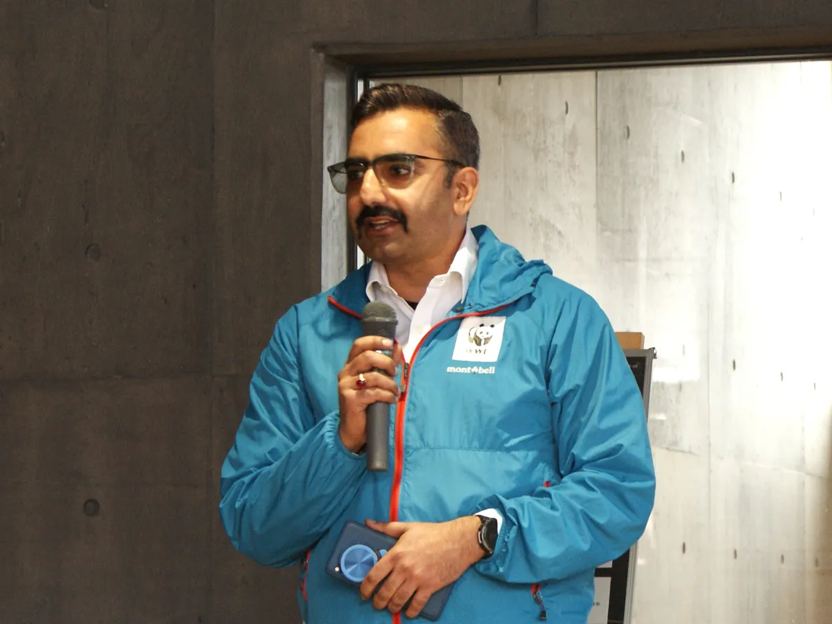 札幌市円山動物園でのイベントに登壇したリシ・シャルマ