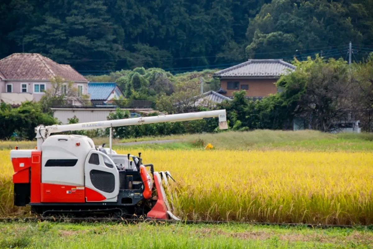 大型農機による農作業が必ずしも出来る場所ばかりでもない