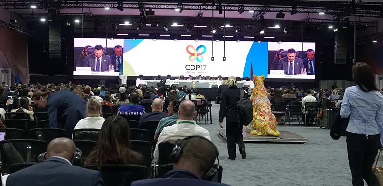 アルメニアの首都エレバンで開かれているCBD-COP17の会場